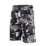 Liberte de mouvements absolue Mil-Tec Homme Us Bermuda Co Préwash Urbain Shorts, Camouflage Gris Blanc S