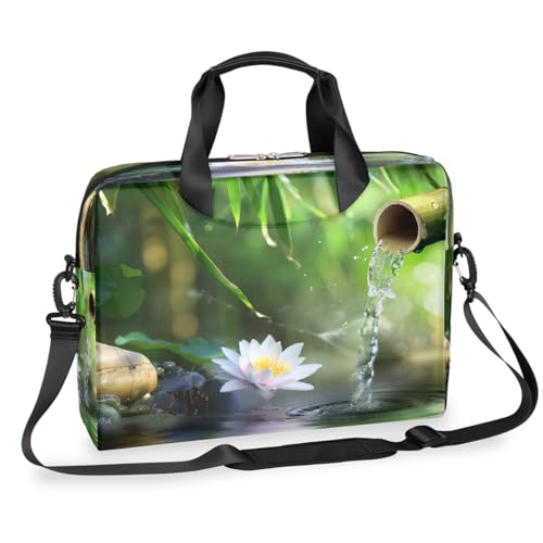 Bolso portátil Lotus Bamboo 16 pulg, maletín delgado miniatura 1