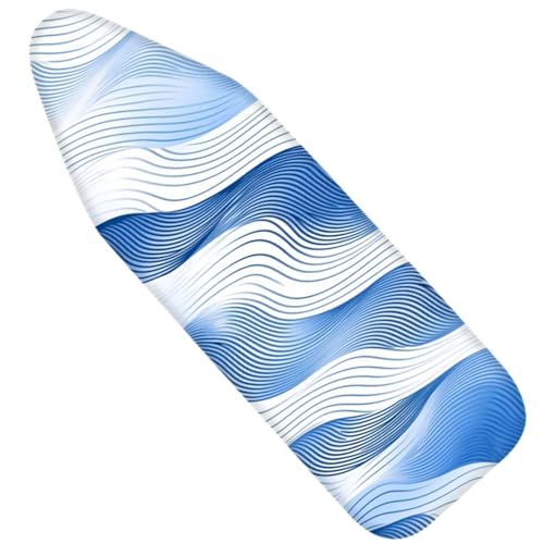Image of Nuxovilar Flowing Wave Lines Ironing Board Cover 15x54 Polyester