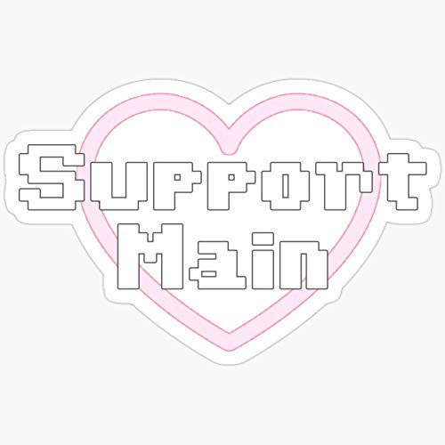 Deangelo Support Main Heart Stickers (3 Pcs/Pack)