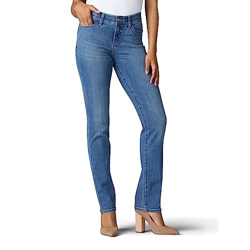 Lee Women’s Ultra Lux Comfort with Flex Motion Straight Leg Jean