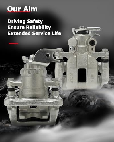 Image of cciyu 19B3359 19B3358 Rear Left & Right Brake Calipers With Bracket For Acura For TSX 2009-2014,For Honda For Accord 2008-2012