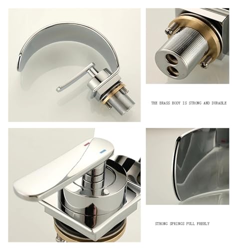 Grifo de cuenca para lavado de la cara sin salpicaduras en acero inoxidable 2
