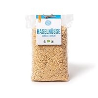 PAKKA Bio Haselnüsse Granulat nature, gehackt und geröstet, 1kg, Öko & Fair, direkt hergestellt und abgefüllt vom Produzenten in Sugdidi, Georgien, vegan 1000g (1er Pack)