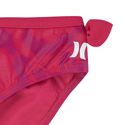 Image of Hurley girls 2-piece Swimsuit Bikini Set, Candy Pop, Large US