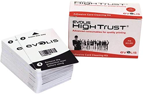 10 x Evolis Juego de Tarjetas de Limpieza [ ACL003]
