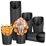 Luxshiny 100 Piezas Cartón de patatas fritas cono de papel contenedor de merienda vasos desechables vaso contenedores de...