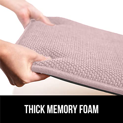 Gorilla Grip Memory Foam Chair Cushions, Comfortable Pads For Dining Room, Kitchen Table, Office Chairs, Stay In Place Backing, Comfortable Microfiber Seat Pad Cushion, Set Of 4, 16X16 Dusty Rose #TOP2