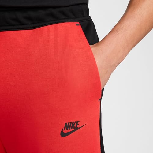 Nike Tech Men's Fleece Joggers (HV0959-696, Light Crimson/Black/Black)4