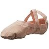 Bloch-Synchrony-Split-Sole-Ballet Bloch Dance Women's Synchrony Split Sole Stretch Canvas Ballet Slipper/Shoe, Pink, 6.5