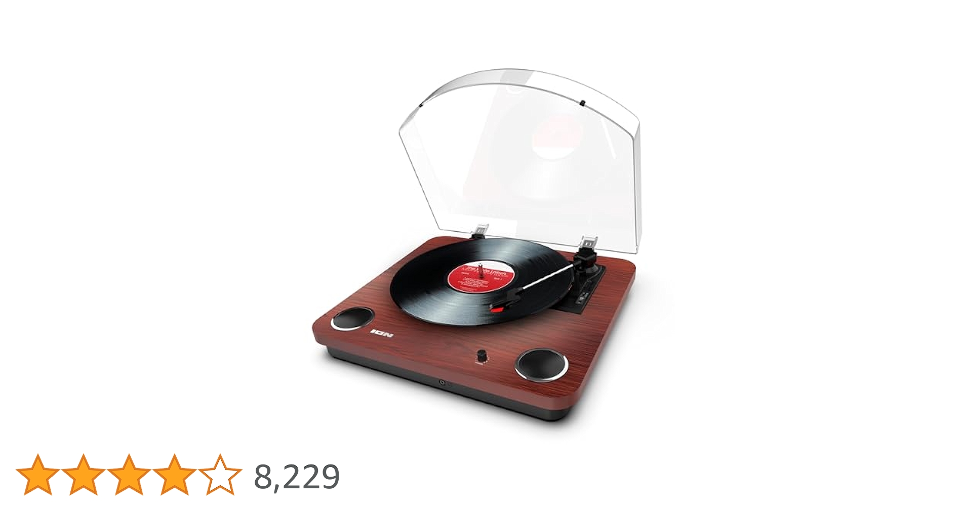 Amazon.co.jp: ION Audioレコードプレーヤー スピーカー内蔵 USB