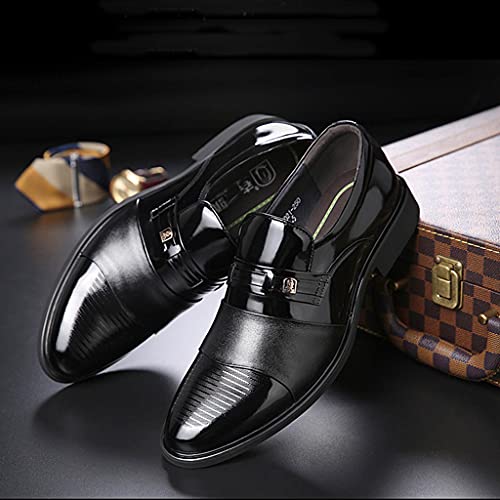 Men's Formal Shoes,British Work OfficeBusiness Leather Shoes Banquet Wedding Prom Dress Shoes,Black A-43/UK 8.5/US 94