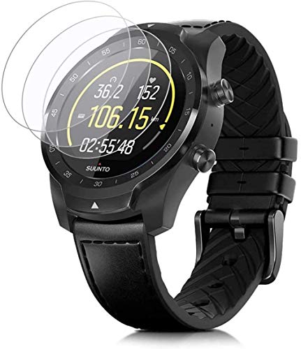 FINENIC Universal Round Watch HD Screen Protector. Anti-Scratch, Anti-Fingerprint, Tempered Glass (34mm Diameter) (3 Pack)
