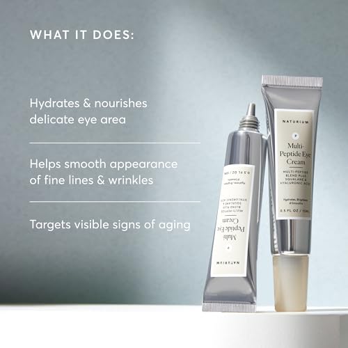 Naturium Multi-Peptide Eye Cream, Smoothing & Anti-Aging Skincare, with Squalene & Hyaluronic Acid, 0.5 oz - image 3