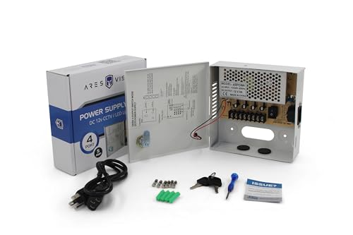 Boîtier d'alimentation 12V 30A fusionné 18 canaux CC pour caméra vidéosurveillance et ruban LED