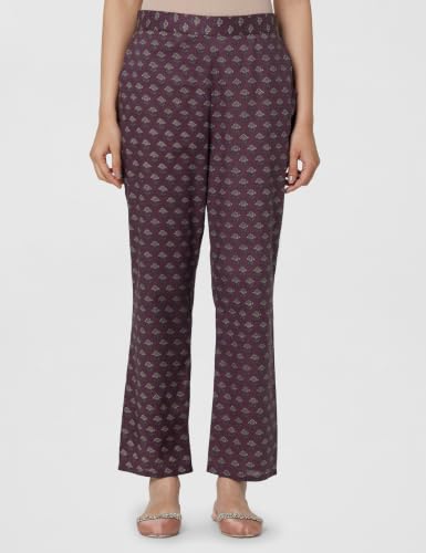 Image of Printed Cotton Blend Straight Kurta With Trousers | daily wear suit