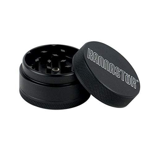 Kannastor Herb Grinder, 1.5", Black