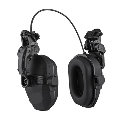 Cache-Oreilles montés Actifs W1-Y-BHA-Black pour écouteurs auditifs