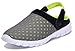 Produktbild Clogs Herren Pantoletten Mesh Sabot Sommer Hausschuhe Damen Atmungsaktiv Gartenschuhe mit Rutschfest Weiche Sohle Freizeit Sandalen,Grün,EU 40