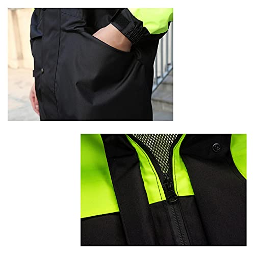 Conjunto impermeable para ciclismo y running, talla 3X-Large verde miniatura 4