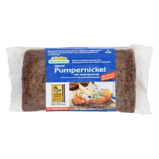 Mestemacher Pumpernickel Bread 17.6 oz each (1 Item Per Order)