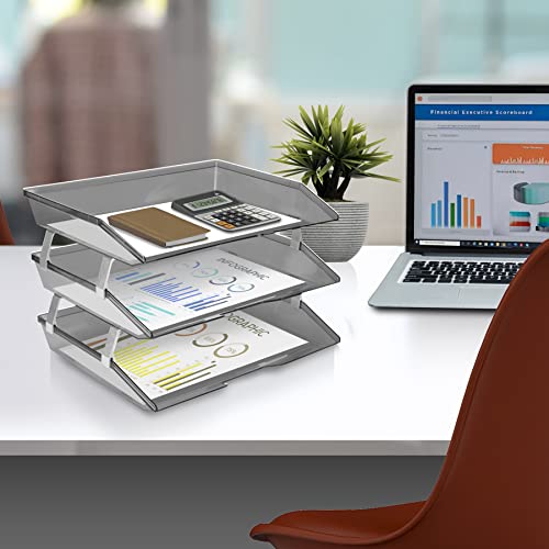 Caixa Para Correspondência Tamanho A4 Lateral Facility Tripla, Acrimet, (Cor Fume)