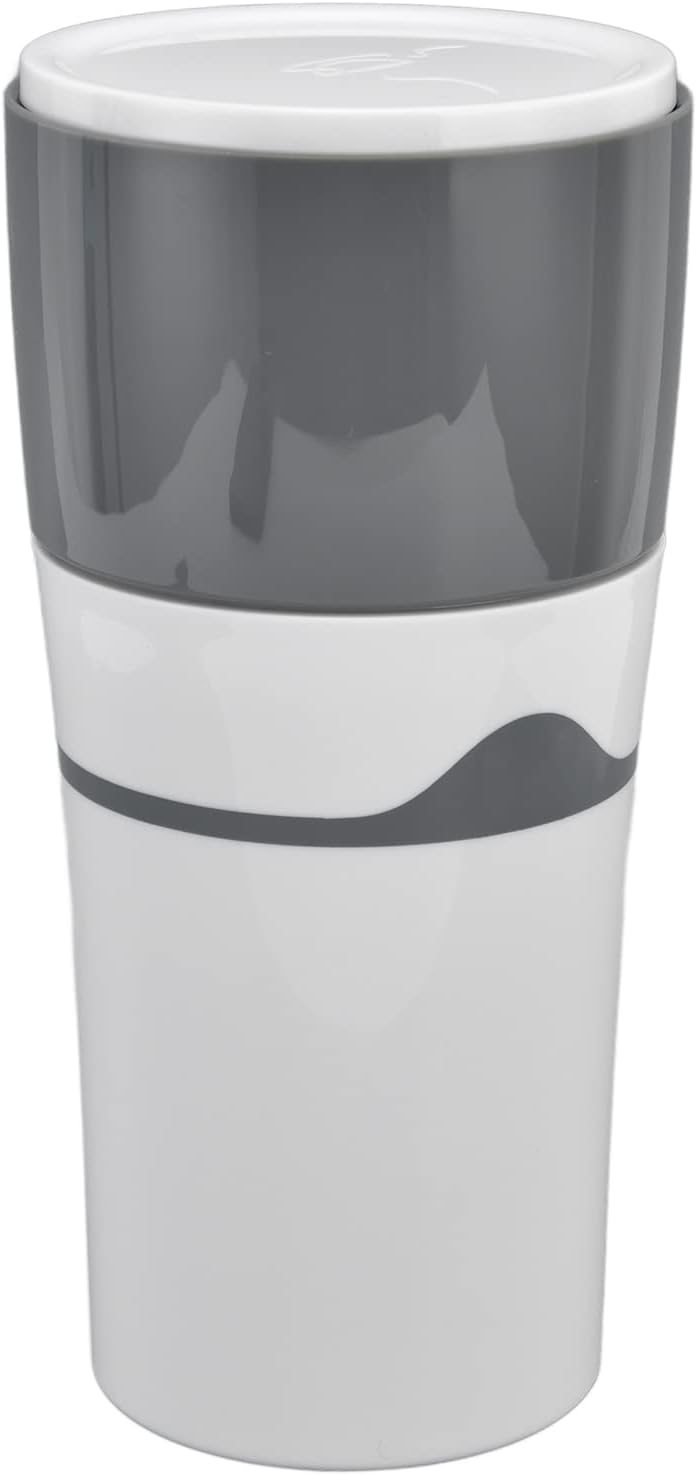 Cafetera Portátil para Cápsulas de Goteo con Taza Compartida 450 ml