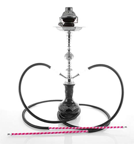 2 Manguera 56 cm Hookah Shisha Narguile agua tubo vidrio fumar venta H-0508