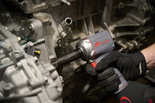 Ingersoll Rand 36Qmax 1/2" Short Drive, Air Impact Wrench, Quiet, Ultra Compact, 640 Ft-Lbs Nut-Busting Torque, Maintenance Duty, Pistol Grip, Standard Anvil #TOP5