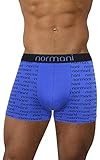 normani 4 x Herren Retroshorts mit hohem Baumwollanteil und verschiedenen Motiven Farbe Blue Banner Größe XL
