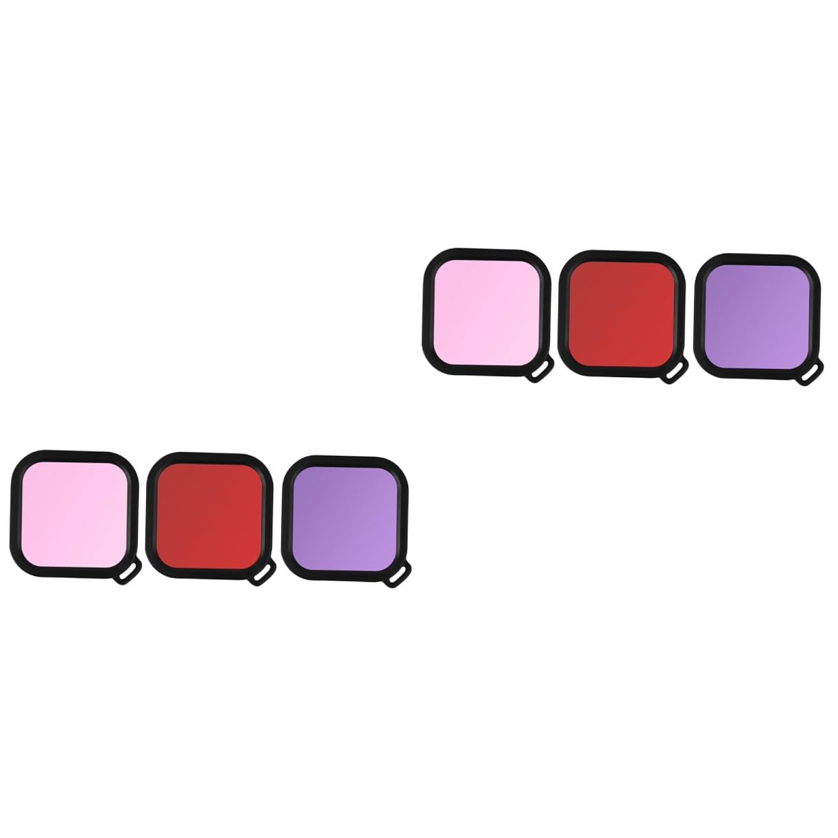 Mobestech 2ensembles Filtre De Plongée Étanche pour Caméra Ensemble De Compatible avec Insta Photographie Colorée Et Unique