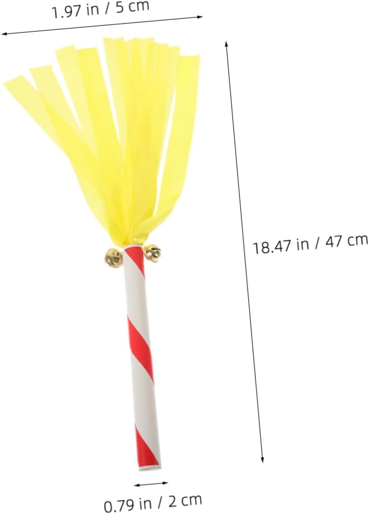 UPKOCH Kindergarten Party Favors Stick Blue Leading Pompoms Metallic Cheering Thunder Pompom Decor Sports Cheer