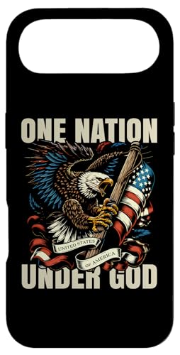 One Nation Under God Patriotic Eagle USA  fUC X}zP[X iPhone Air p