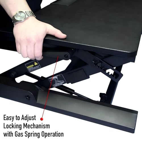 Image of Standing Desk Converter 32 x 24 Inches, Black