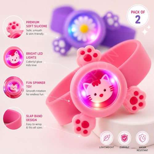Image of PLUSPOINT Kids Wrist Band for Boys and Girls Slap Band Cute Cartoon Bracelet