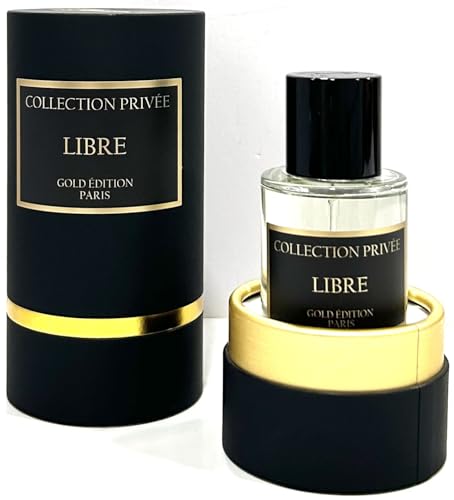 Perfume LIBRE Collection Privée Nouvelle Edition (Gold Edition), idea de regalo, perfume de larga duración y unisex de 50 ml, fabricado en Francia (LIBRE)