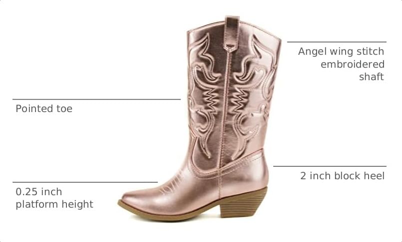 Image of Soda Women's Mug Round Toe Faux Suede Stacked Heel Western Ankle Bootie
