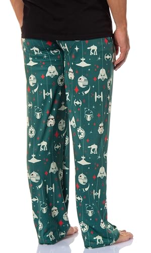 Star Wars Men's Millennium Falcon Death Star Trooper Darth Vader Adult Lounge Sleep Pajama Pants4