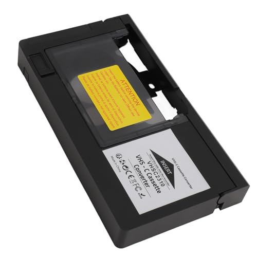 Adaptador de videocámara para grabación de vídeo VHS C y cintas SVHS 3