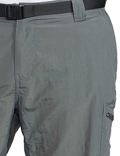 Image of Columbia Men's Regular Fit Shorts (AM4723 Cypress Heather Camo Print 40)