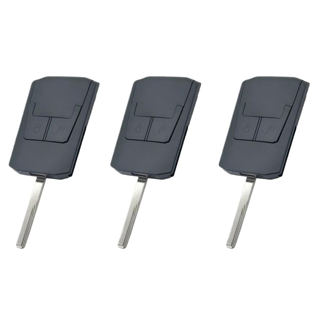 Carcasa de Repuesto para Llave de Coche con Mando a Distancia, Compatible con Modelos de vehículos seleccionados, diseño de 2 o 3 Botones