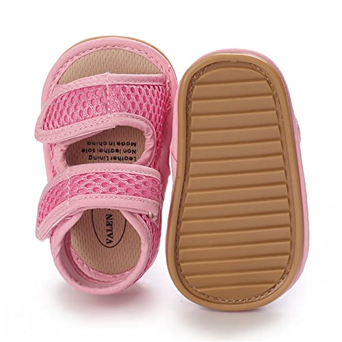E-FAK Baby Boys Girls Summer Sandals Outdoor Beach Anti-Slip Rubber Soft Sole Newborn Toddler First Walker Shoes 0-18 Months
