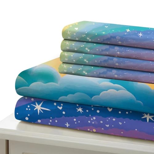 Housse de couette microfibre 3D parure de lit 135x200 cm respirante