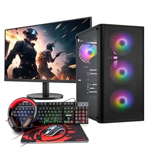 Basic-Gaming-Komplett-PC-Set-Ryzen-5-3400G-4X-370GHz-16-GB-DDR4-1000-GB-SSD-M2-Win-11-Pro-64bit-24-Zoll-Ultron-Hawk-Gaming-Kit-4in1-Set