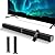 MZEIBO Sound Bar for Smart TV, 80W Bluetooth Soundbar 2 in 1 Detachable Design, Deep Bass, Home Theater Surround Sound, ARC/Optical/AUX Connections for TV/PC/Gaming/Projectors