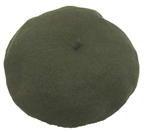 Ulalaza Wool Berets Hat for Women Casual Solid Color Spring Winter French Style