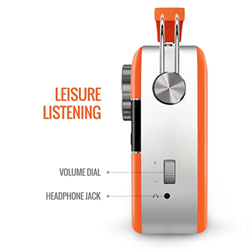 Image of Saregama Carvaan Premium Hindi - Portable Music Player with 5000 Preloaded Songs, FM /BT /AUX (Candy Orange)