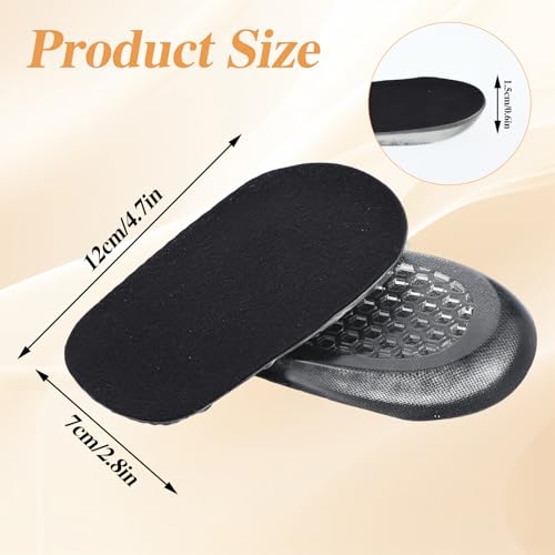 Molain Plantillas Gel para Tacón 1/2 Pulgada Alza Altura miniatura 4