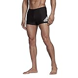 herren badehose rot Adidas-Logo auf dem linken Bein