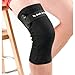 Back on Track Knee Brace with Removable Strap 1110 with Welltex Technology, Black, Medium